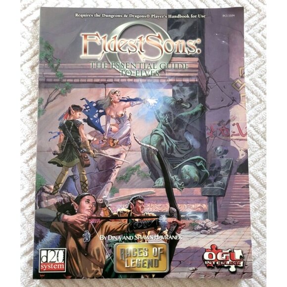 Eldest Sons: The Essential Guide to Elves PCI 1104 d20 Paradigm Concepts - Picture 1 of 5